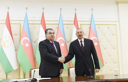 Azərbaycan və Tacikistan prezidentləri mətbuata bəyanatlarla çıxış ediblər - YENİLƏNİB