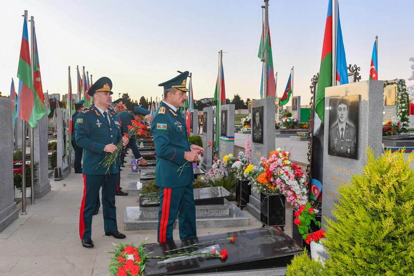 Zəfər Günü münasibətilə DSX-də və hərbi hissələrində təntənəli tədbir keçirilib