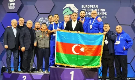 Azərbaycan ağırlıqqaldıranı Avropa çempionu olub