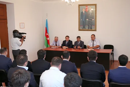 Avropa çempionatından qayıdan cüdo üzrə Azərbaycan millisi ilə görüş keçirilib