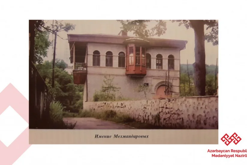 Şuşada Mehmandarovların malikanə kompleksində təmir-bərpa işləri aparılır