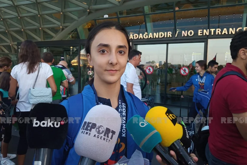 Güllü Ağalarzadə: “Çalışacağıq, gimnastika üzrə dünya çempionatında daha yaxşı kompozisiyaları ifa edək”