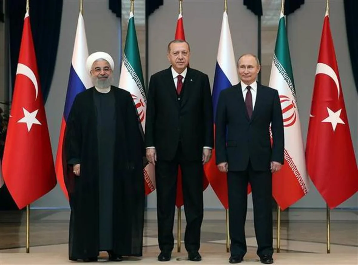 Turkish, Russian and Iranian presidents issue a joint statement