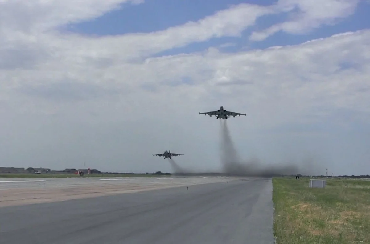 Azerbaijan Air Force aircraft conduct live-fire flight-tactical exercises - VIDEO