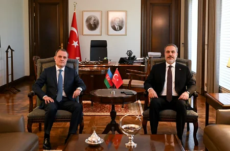 Issues discussed by Turkish, Azerbaijani FMs announced