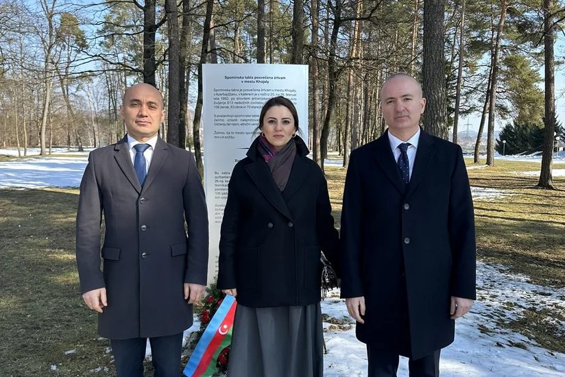 Azərbaycanın Sloveniyadakı səfiri Xocalı soyqırımı qurbanlarının xatirəsini yad edib