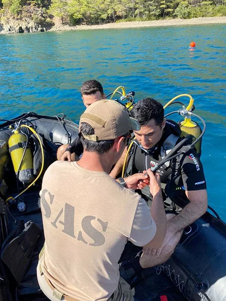 Joint exercises involving Azerbaijani and Turkish Naval Special Forces end