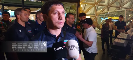 Avropa çempionu olan güləşçilərimiz Vətənə qayıdıblar