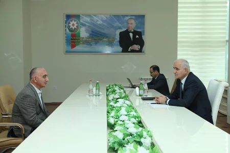 ​İqtisadiyyat və sənaye naziri Masallıda vətəndaşları qəbul edib