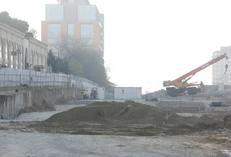 Bakı Metropoliteninin yeni stansiyanın birinci səviyyəsi inşa olunur