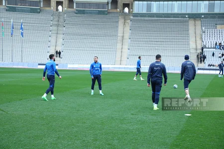 Azərbaycan millisinin Tofiq Bəhramov adına Respublika stadionunda açıq məşqi keçirilib