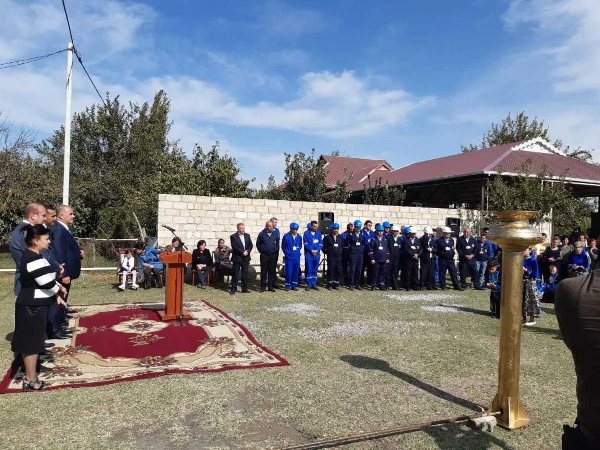 Azərbaycanda iki kəndə qaz verilib