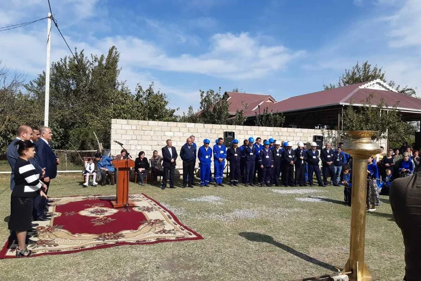 Azərbaycanda iki kəndə qaz verilib