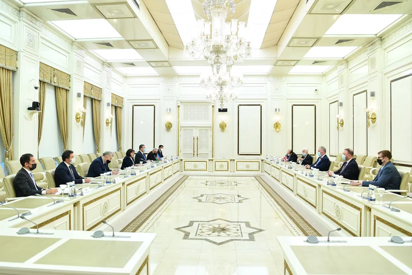 Сахиба Гафарова встретилась с главой межпарламентской группы дружбы Великобритания-Азербайджан