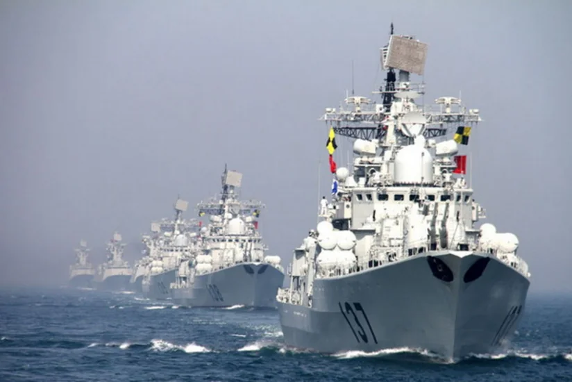 ВМС Китая проводят учения в Южно-Китайском море