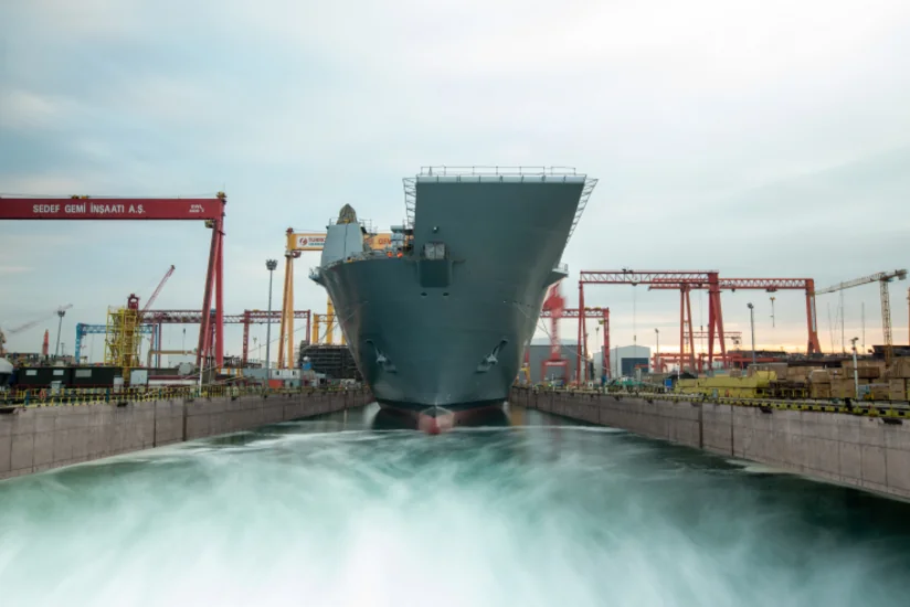 Türkiyənin ən böyük hərbi gəmisi xidmətə başlayır