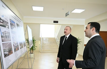 Prezident İlham Əliyev İsmayıllıda “Talıstan” liseyinin binasının açılışında iştirak edib - YENİLƏNİB