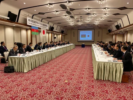 Azərbaycan dəmiryolçuları Yaponiyada görüşlər keçiriblər