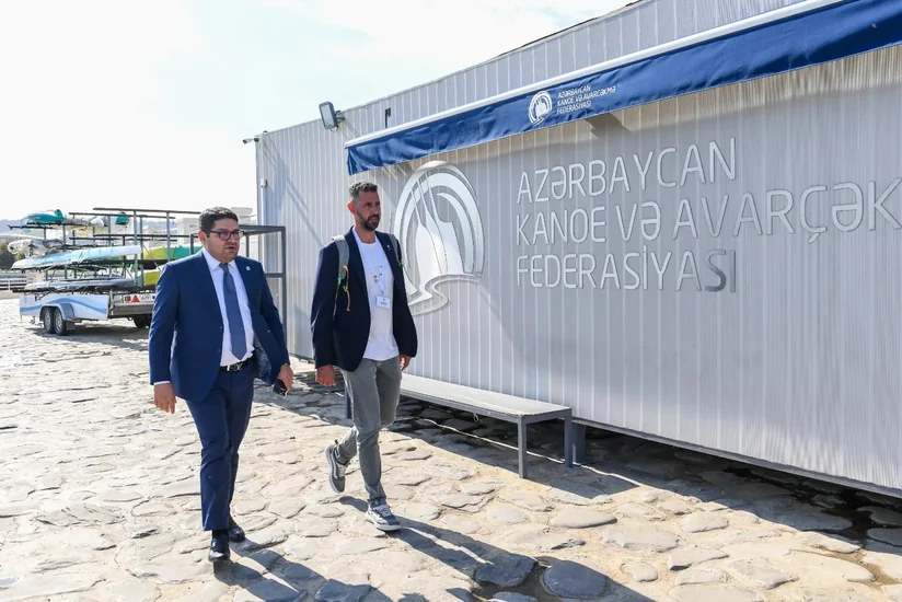 Olimpiya Oyunlarının mükafatçısı və ikiqat Avropa çempionu Bakıya gəlib