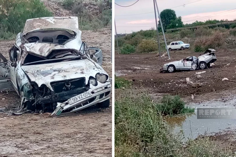 В Зардабе один человек погиб в серьезном ДТП