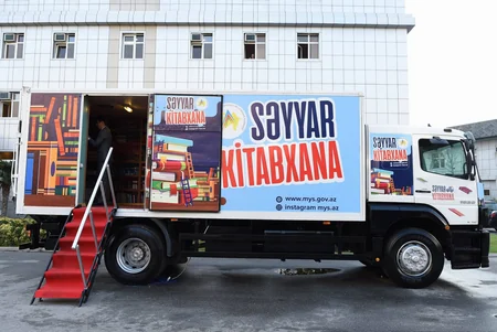 Səyyar kitabxana VI layihəsinin növbəti mərhələsinə start verilib