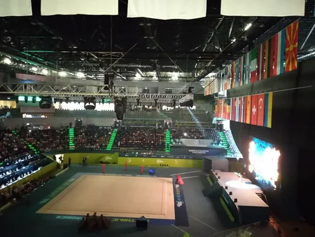 Bakıda bədii gimnastika üzrə Avropa çempionatının açılış mərasimi keçirilib