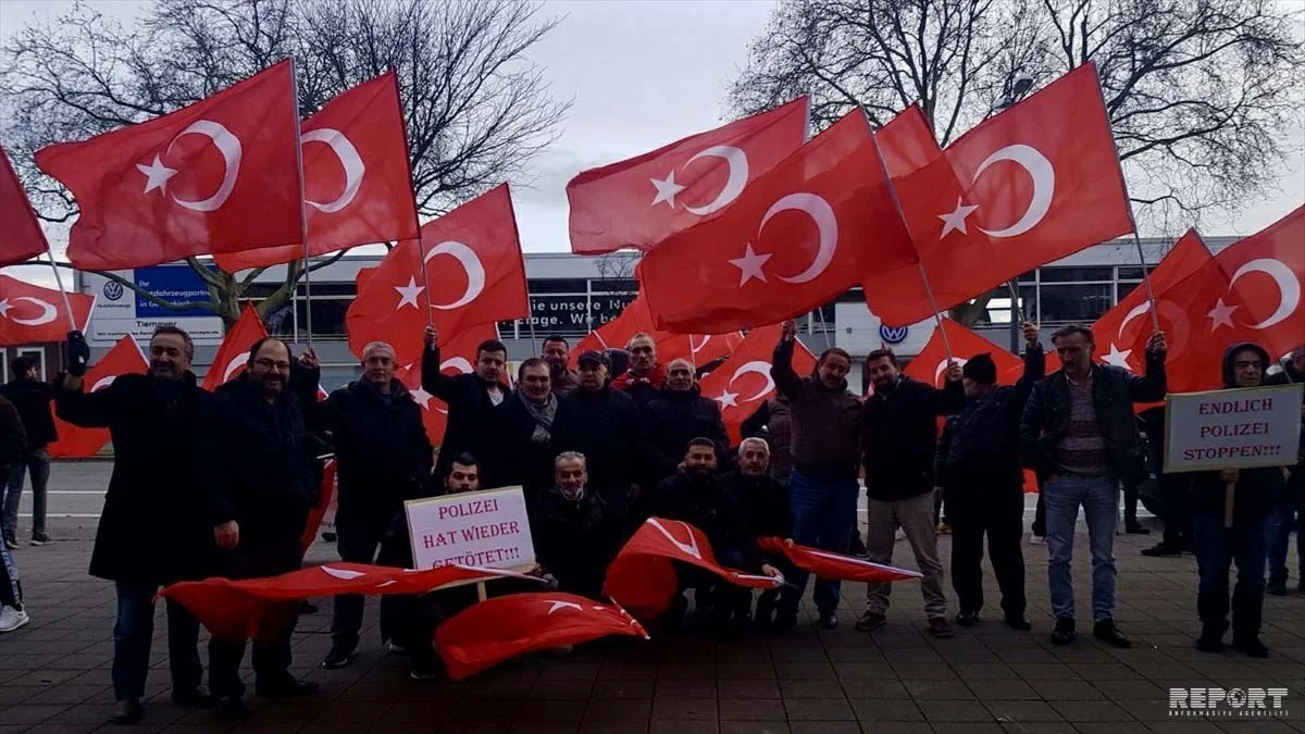 Protest staged in Germany against killing of Turkish citizen