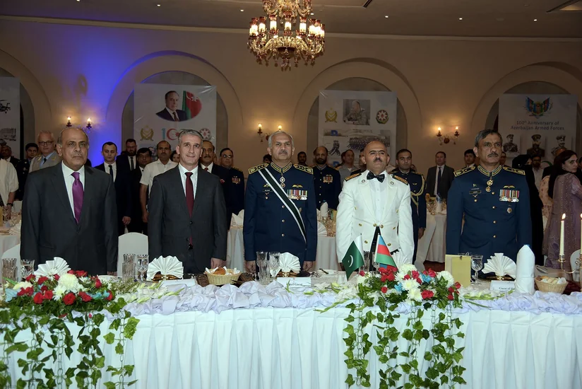 Azərbaycan Ordusunun 100 illik yubileyi Pakistanda təntənəli qeyd olunub