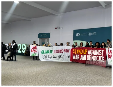 COP29-da gənclər müharibələrin dayandırılmasını və səylərin iqlim dəyişikliyi ilə mübarizəyə yönəldilməsini tələb ediblər
