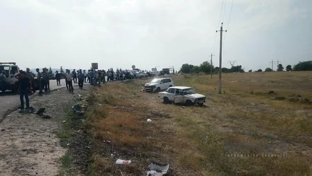 Şəmkirdə zəncirvari yol qəzası olub, xəsarət alanlar var - FOTO - YENİLƏNİB