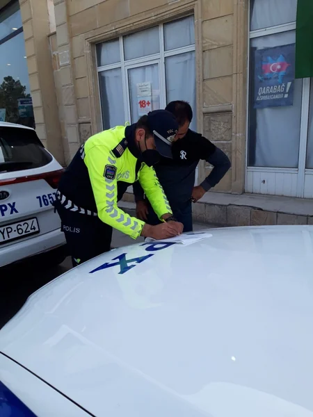 Kürdəmirdə reyd zamanı 30 sürücü cərimələndi