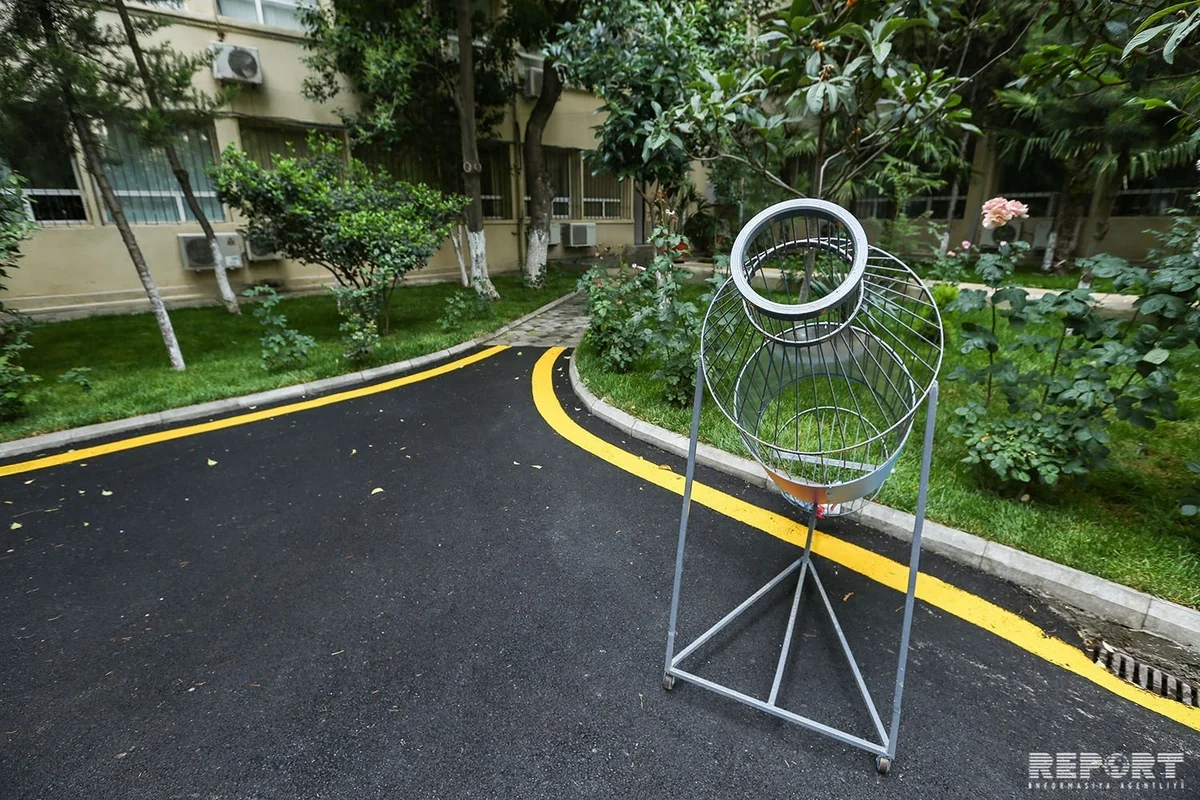 ETSN Nəbatət bağında plastik tullantılar üçün konteyner yerləşdirib