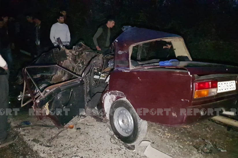 Göyçayda 3 avtomobil toqquşub, ölən var