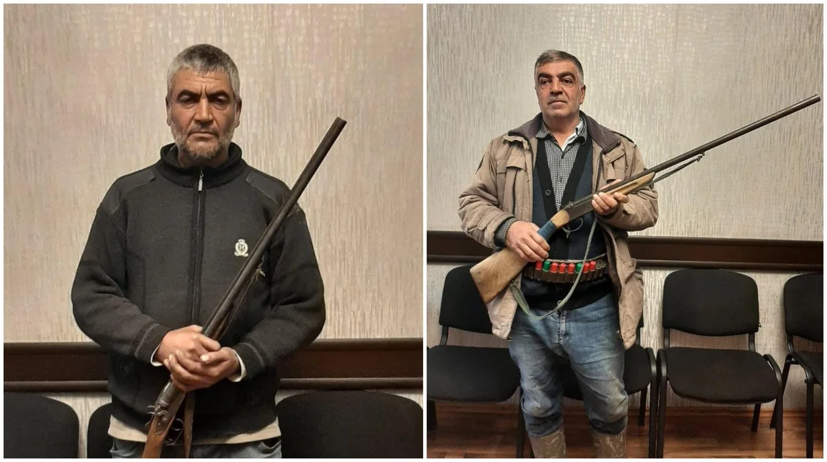 Polis Şabranda qanunsuz ov edən şəxsləri yaxalayıb