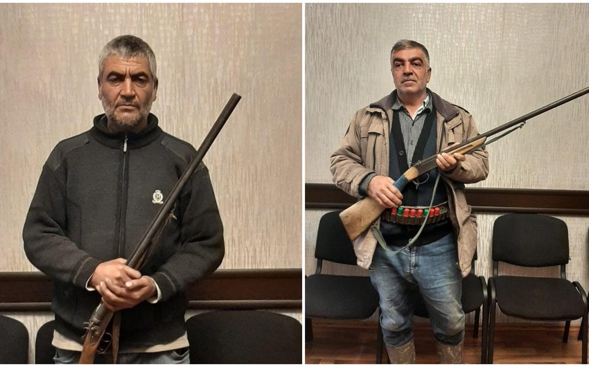 Polis Şabranda qanunsuz ov edən şəxsləri yaxalayıb