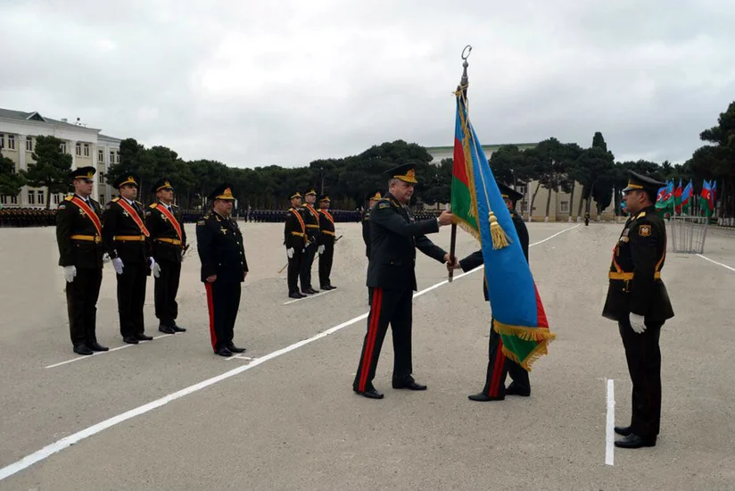 Battle flags presented to special educational institutions of Ministry of Defense