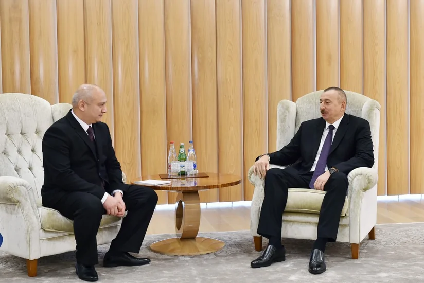 President Ilham Aliyev receives state advisor to Uzbek President