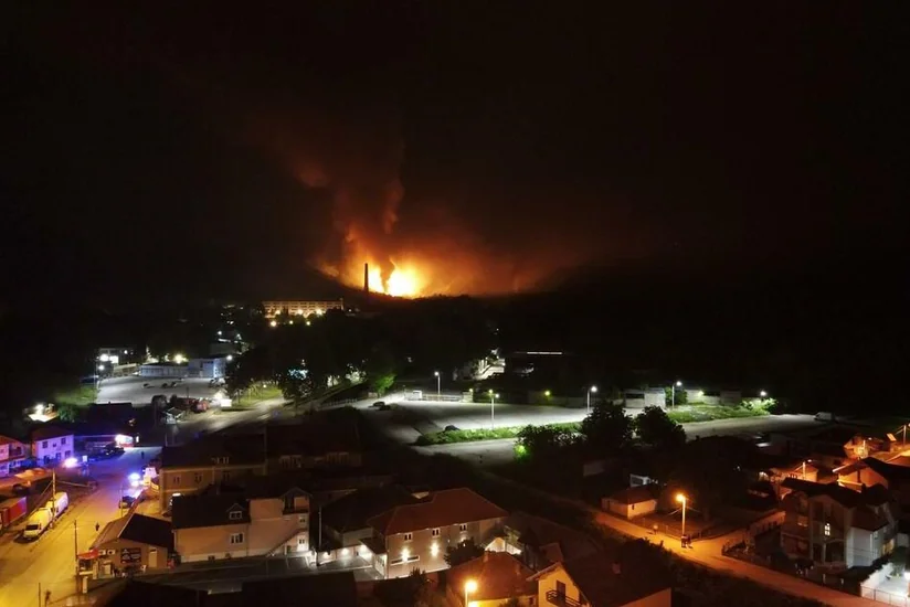 Serbiyada silah fabrikində yenidən yanğın olub
