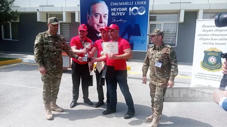 Report Heydər Əliyevin 100 illiyinə həsr olunan atıcılıq turnirində üçüncü olub