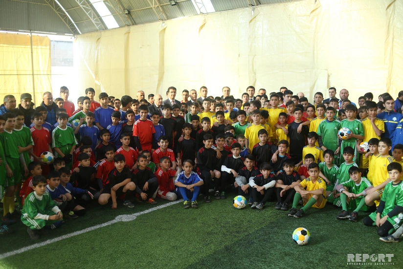 Gəncədə “Açıq Əyləncəli Futbol Məktəbi” açılıb - FOTO - VİDEO