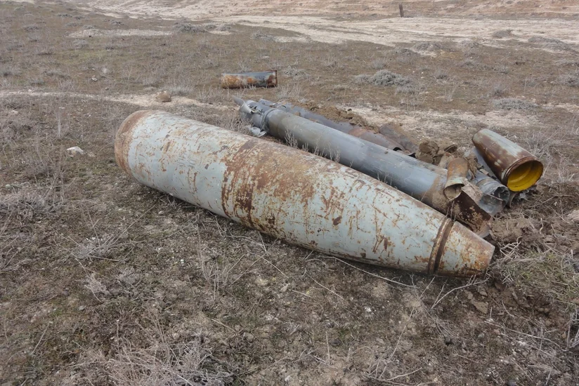 Xızıda 9 ədəd partlamamış hərbi sursat aşkar edilib