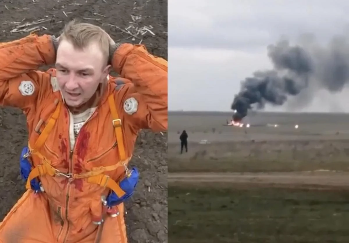 Под Николаевом сбит российский самолет, пилот захвачен в плен