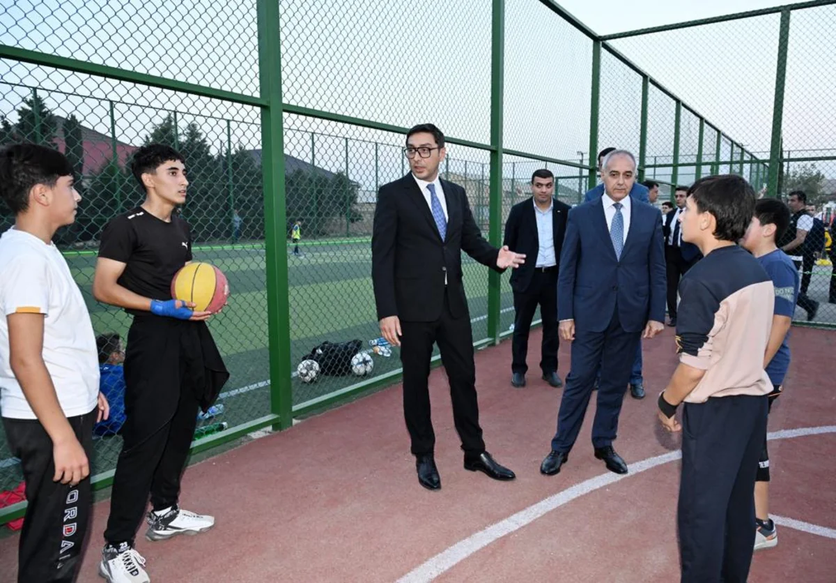 Gənclər və İdman Nazirliyi daha bir Sağlam məhəllə idman zonasını istifadəyə verib