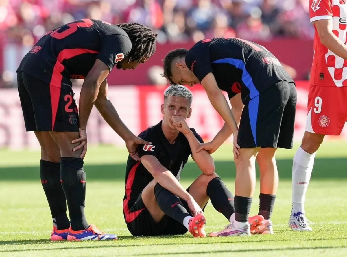 Barselonanın futbolçusu zədələnib