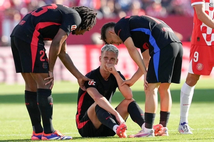 Barselonanın futbolçusu zədələnib