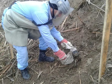 Beyləqanda 4 minaatan mərmisi tapılıb