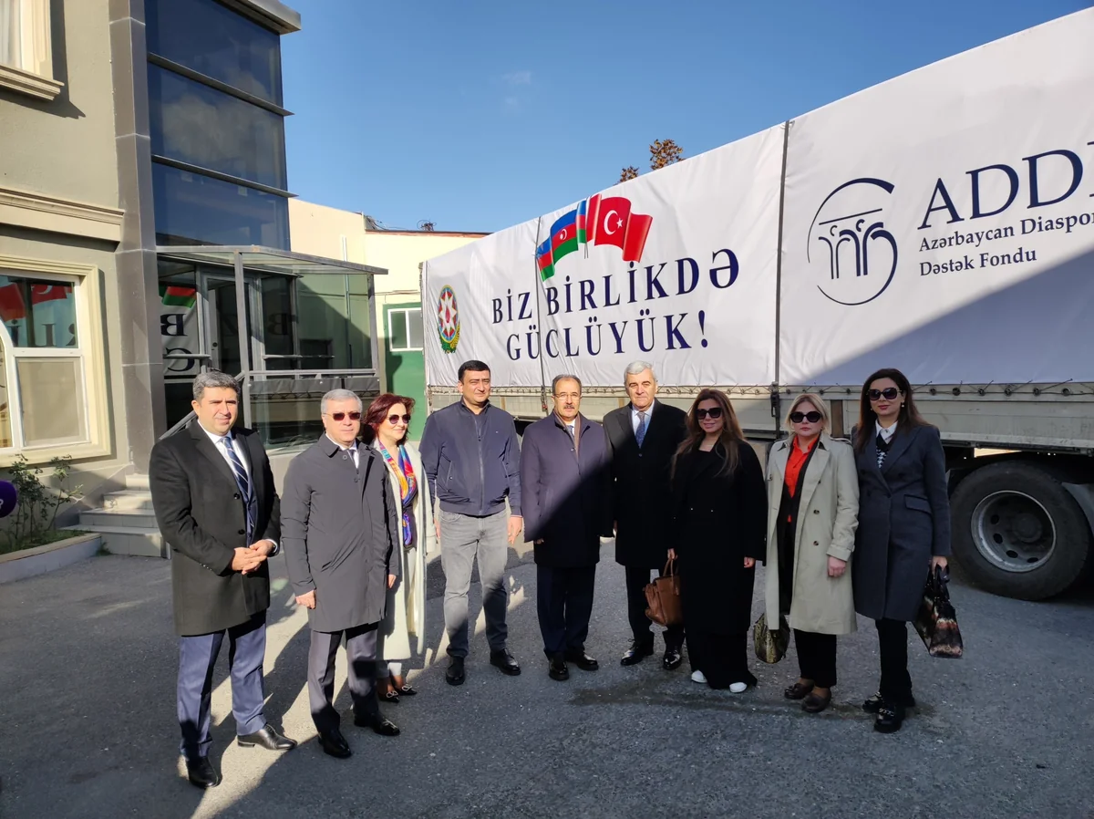 Azərbaycan Türkiyənin zəlzələ bölgəsinə növbəti yardım göndərib