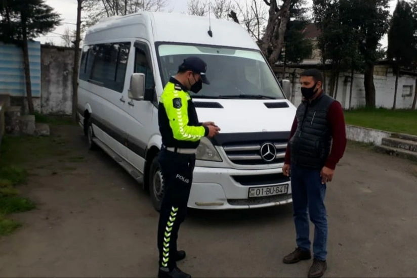 Astarada karantini pozan mikroavtobus sürücüsü aşkarlandı