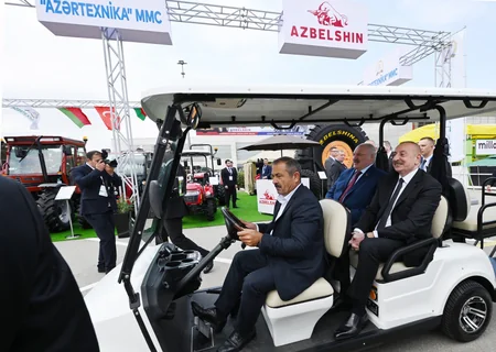 Azərbaycan və Belarus prezidentləri “Caspian Agro” və  “InterFood Azerbaijan” sərgiləri ilə tanış olublar - YENİLƏNİB