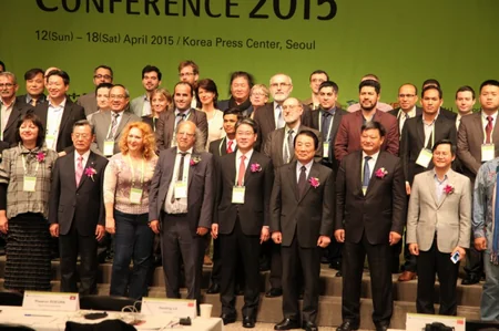 Koreya Respublikasında Dünya Jurnalistləri Konfransı keçirilib